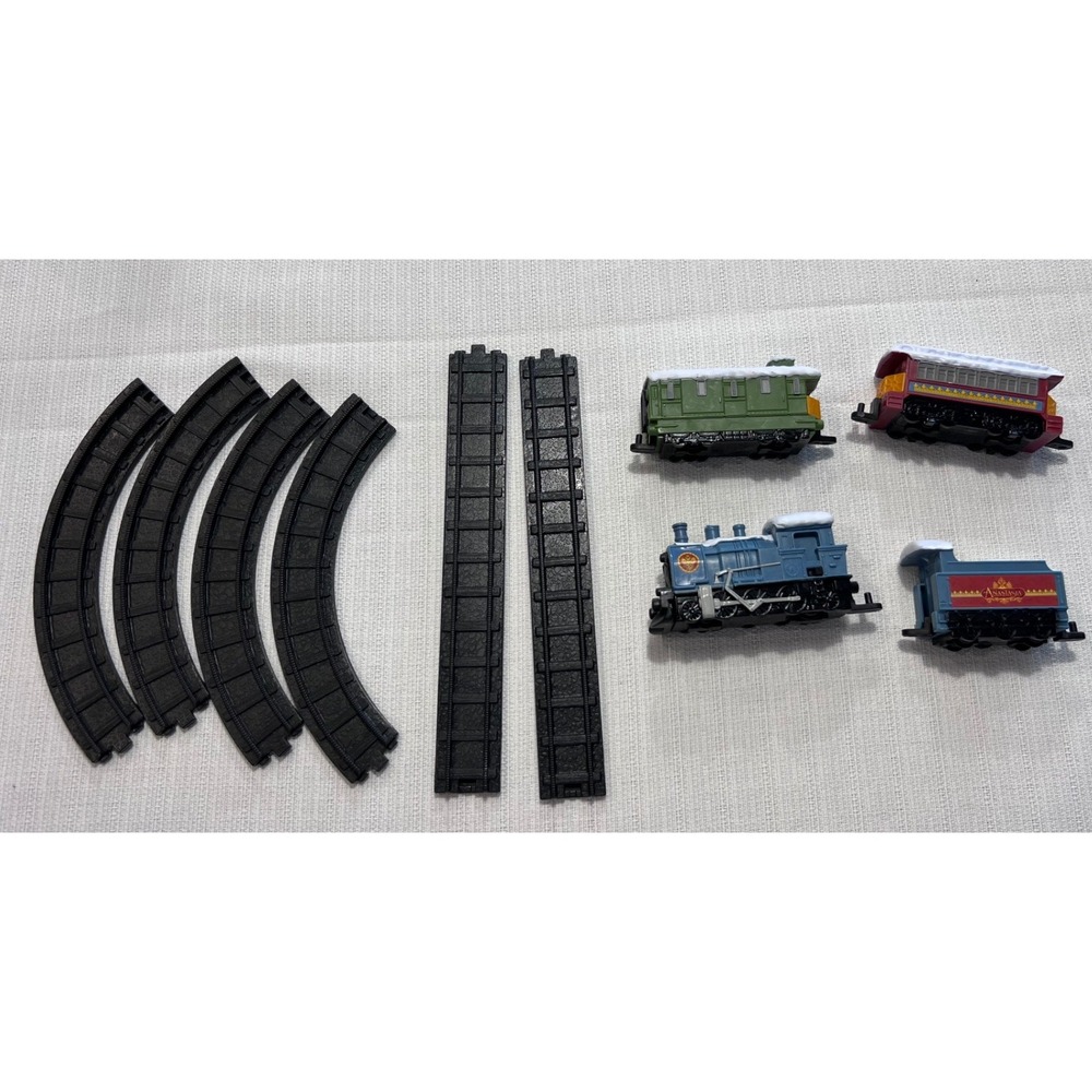Vintage 1997 Anastasia Movie‎ Burger King Toy Train Set with Tracks 10pc Lot